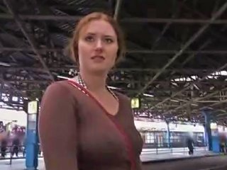 Public Sex With Red Haired Amateur